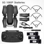 Eachine E511S GPS Dynamic Follow WIFI FPV With 1080P Camera 16mins Flight Time RC Drone Quadcopter 5G WiFi 1080P Three Batteries