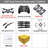 Visuo XS816 RC Drone with 50 Times Zoom WiFi FPV 4K /720P Dual Camera