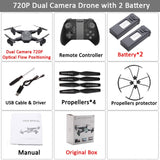 Visuo XS816 RC Drone with 50 Times Zoom WiFi FPV 4K /720P Dual Camera