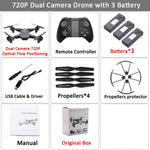 Visuo XS816 RC Drone with 50 Times Zoom WiFi FPV 4K /720P Dual Camera