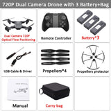 Visuo XS816 RC Drone with 50 Times Zoom WiFi FPV 4K /720P Dual Camera