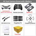 Visuo XS816 RC Drone with 50 Times Zoom WiFi FPV 4K /720P Dual Camera