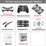 Visuo XS816 RC Drone with 50 Times Zoom WiFi FPV 4K /720P Dual Camera