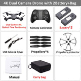 Visuo XS816 RC Drone with 50 Times Zoom WiFi FPV 4K /720P Dual Camera