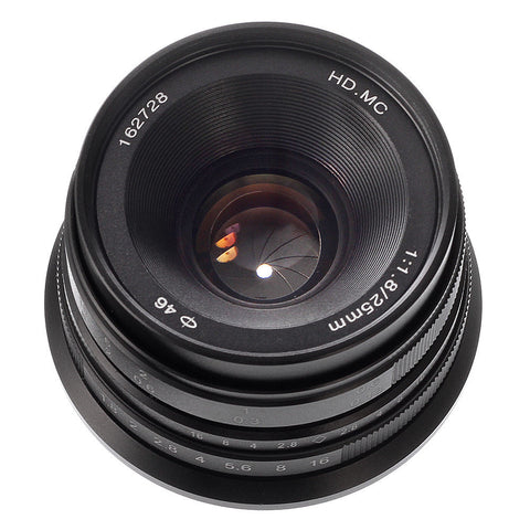 25mm F/1.8 Prime Lens Manual Focus MF